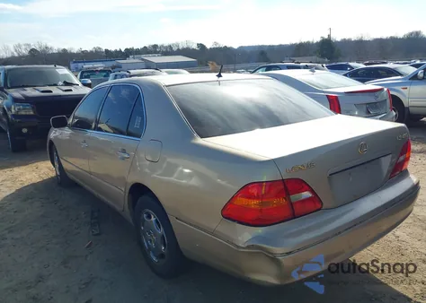 2001 Lexus Ls 430 из США, поврежденный, VIN JTHBN30FX10023494